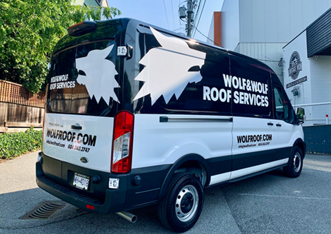 Vehicle Wraps Half wrap vinyl signage